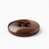Bouton 4 trous marbré [Ø 15 mm] – brun-marron,  thumbnail number 3