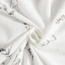 Tissu pour voilages Voile Branches tendres – blanc/argent,  thumbnail number 3