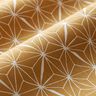 Coton enduit Étoiles graphiques – moutarde/blanc,  thumbnail number 3