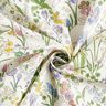 Tissu de décoration Semi-panama Lapins dans prairie fleurie – ivoire/rose clair,  thumbnail number 3
