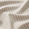 Mélange lin coton Larges rayures – taupe clair/blanc,  thumbnail number 2