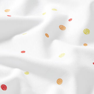 GOTS popeline coton aspect griffonnage points | Tula – blanc, 