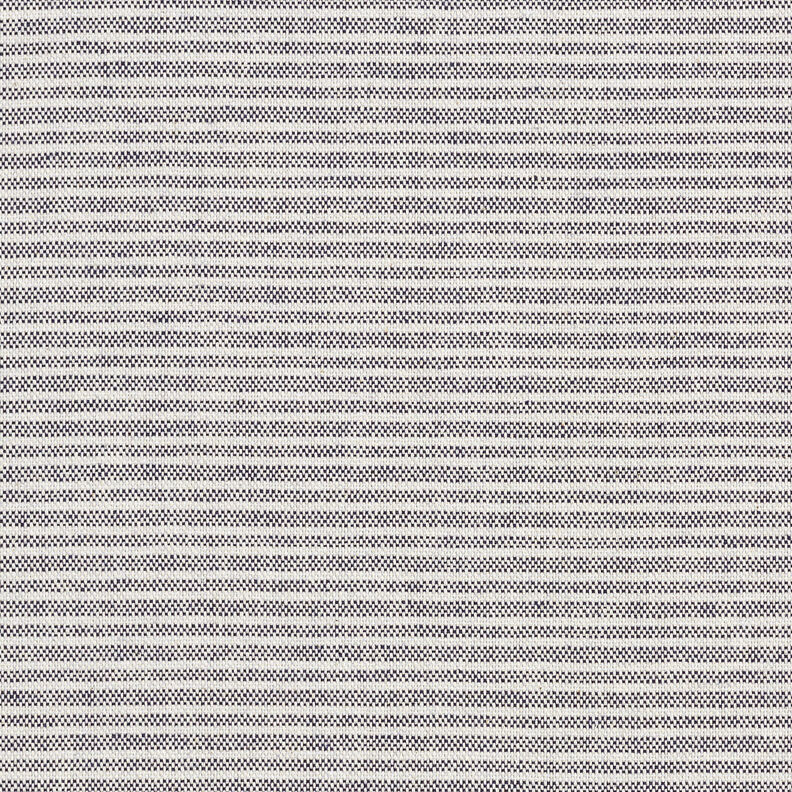 Tissu de décoration Semi-panama Rayures discrètes – nature/bleu nuit,  image number 1