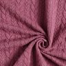 Jersey jacquard Cloqué Torsades – framboise,  thumbnail number 3