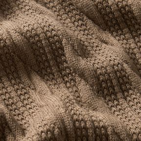 Tricot Cloqué Torsades – dune, 