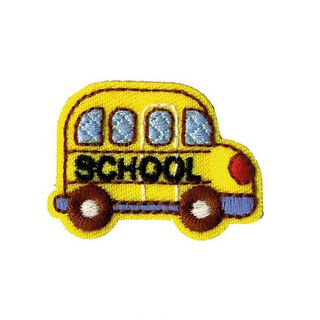 Application bus scolaire [ 3 x 3 cm ] – jaune, 