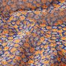 Chiffon Mille-fleurs – indigo/orange,  thumbnail number 2