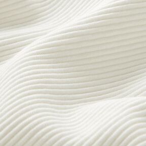 Jersey côtelé ottoman uni – blanc, 