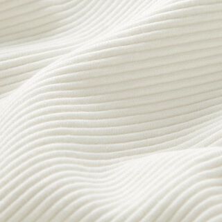Jersey côtelé ottoman uni – blanc, 