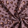 French Terry Sweat d&rsquo;&eacute;t&eacute; Imprim&eacute; l&eacute;opard &ndash; lilas,  thumbnail number 3