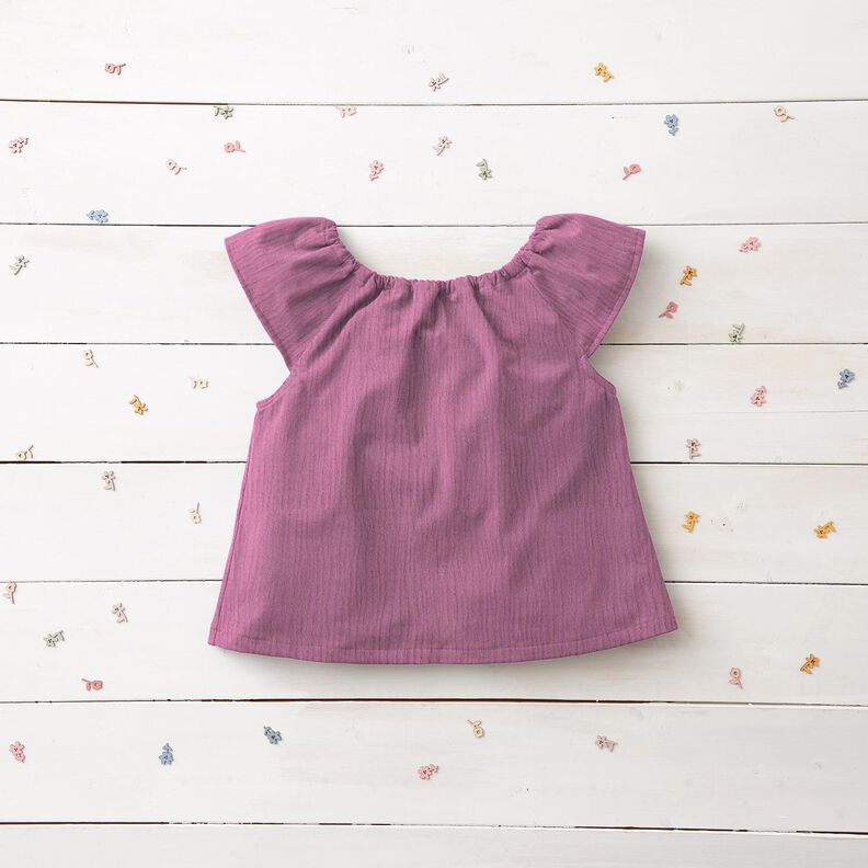 Tissu double gaze de coton – mauve,  image number 8