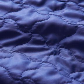 Tissu matelassé avec losanges abstraits – bleu marine, 