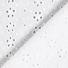 Batiste de coton Dentelle brodée Rangées de fleurs – blanc,  thumbnail number 4