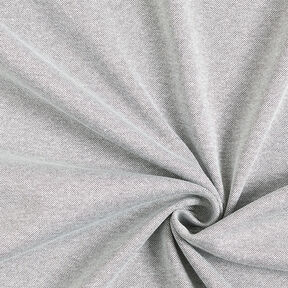Piqué jersey chiné – gris brume, 