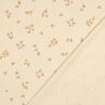 GOTS Jersey c&ocirc;tel&eacute; Streubl&uuml;mchen | Poppy Fabrics &ndash; cr&egrave;me/brun faon,  thumbnail number 4