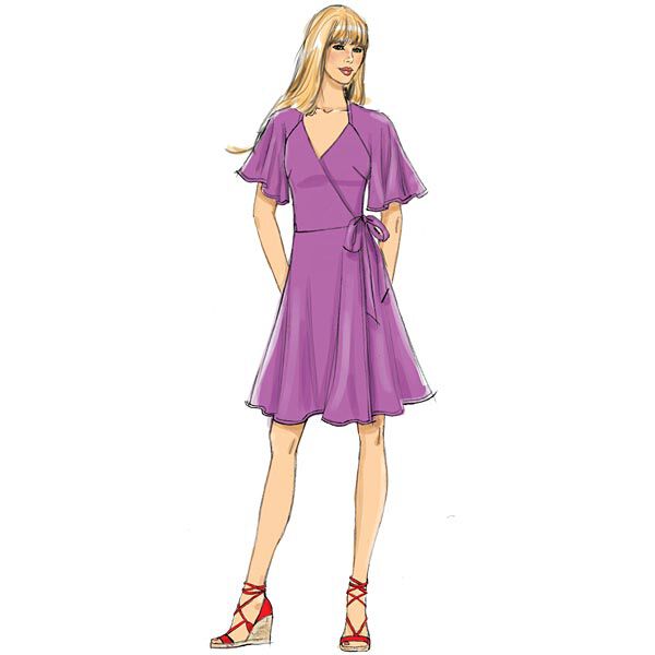 Robe portefeuille, Butterick 6554 | 40 - 48, image number 5