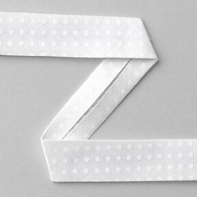 Biais Pois [20 mm] - blanc, 