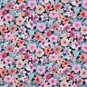 Popeline coton Fleurs | Poppy Fabrics – bleu noir,  thumbnail number 1
