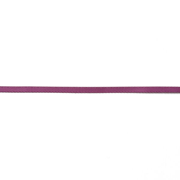 Ruban de satin [3 mm] – aubergine,  image number 1