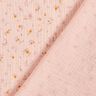 Tissu double gaze de coton fleurs romantiques – rosé,  thumbnail number 4