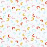 Sweatshirt gratté Arcs colorés – blanc,  thumbnail number 1