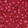 Sweat d’été Cœurs | Poppy Fabrics – rouge foncé/rose vif,  thumbnail number 2