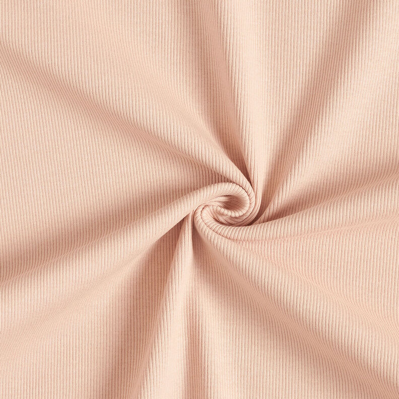 Côtes fines Jersey coton – rosé, image number 1