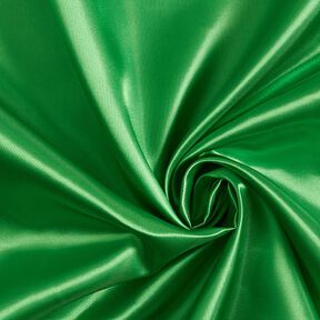 Satin polyester – vert herbe, 