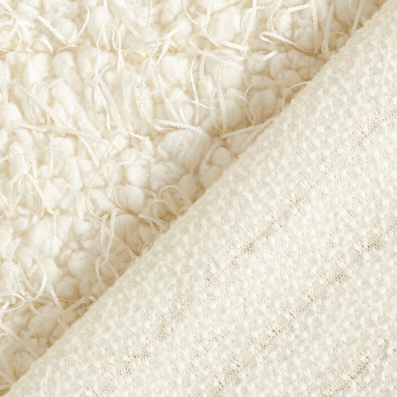 Fourrure synthétique avec fils fantaisie – blanc,  image number 4