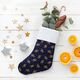 Popeline de coton sapins – bleu marine,  thumbnail number 6