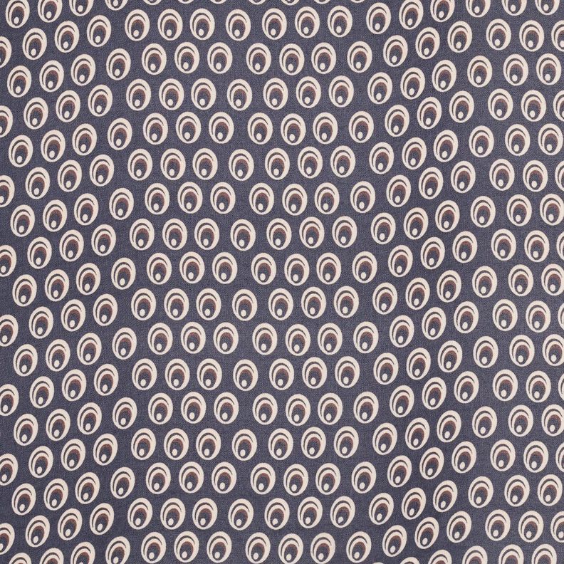 Chiffon œil de paon – bleu marine/bleu marine, image number 1