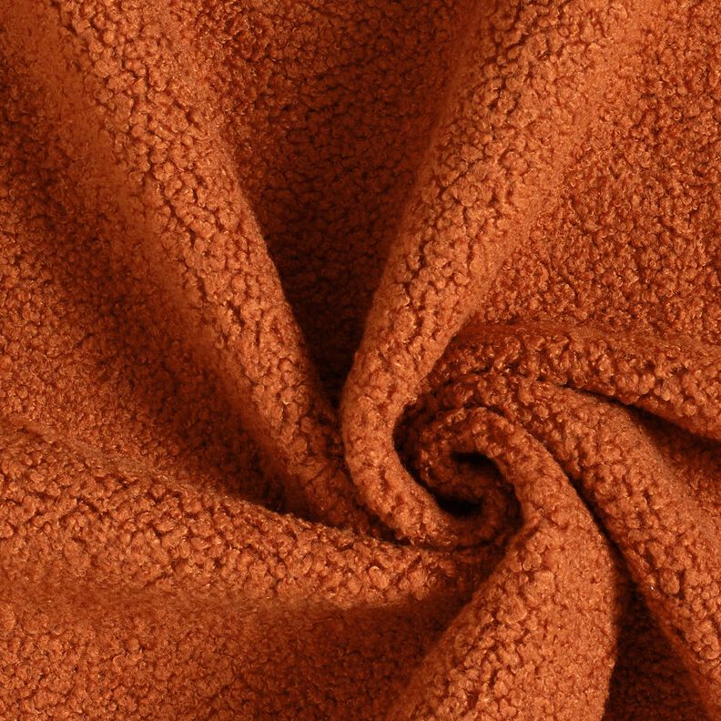 Tissu de revêtement Aspect peau de mouton – terre cuite, image number 1