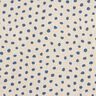 Tissu de décoration Semi-panama points éparpillés – bleu/noix de cajou,  thumbnail number 1
