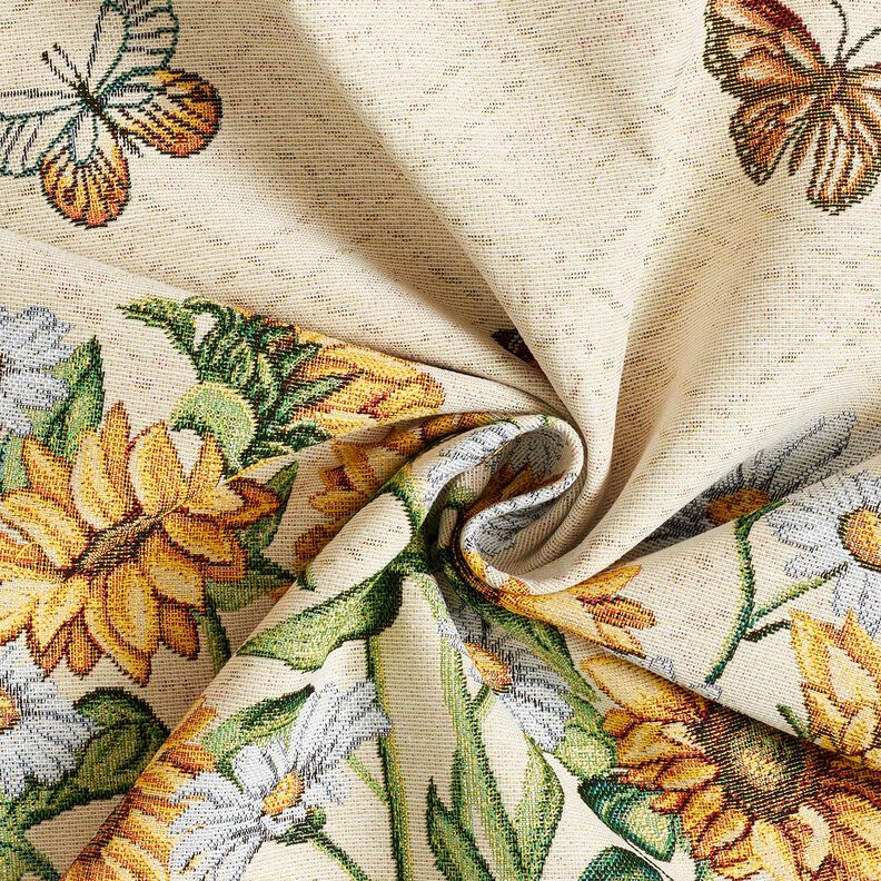 panneau décoratif Gobelin Sonnenblumen – beige clair/jaune soleil, image number 3