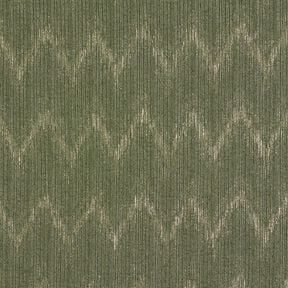 Tricot fin Zigzag doré – kaki/or métallisé, 