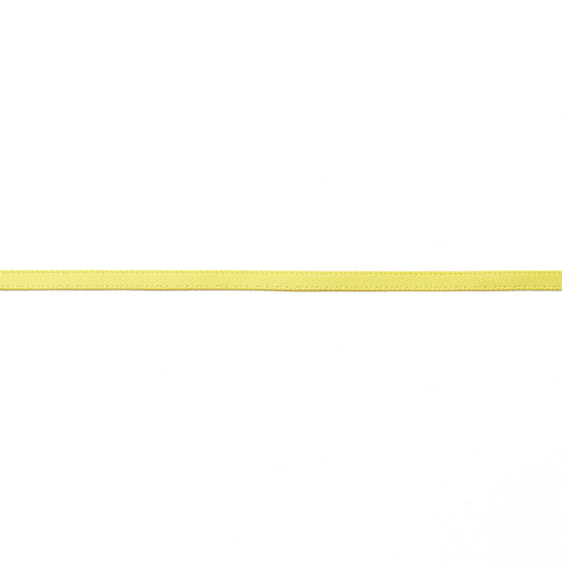 Ruban de satin [3 mm] – jaune citron,  image number 1