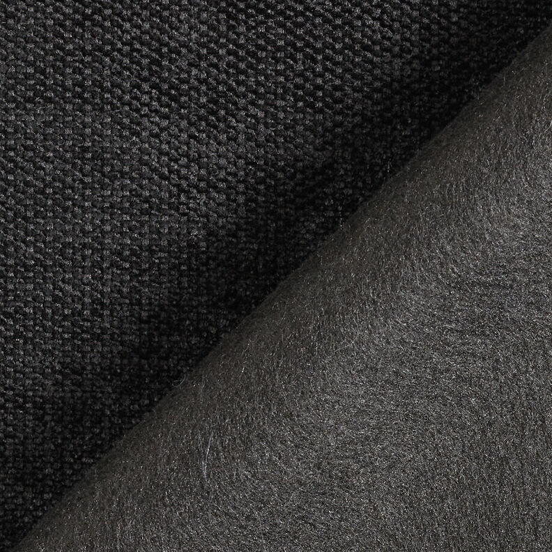 Tissu rideau thermique Chenille – noir,  image number 5