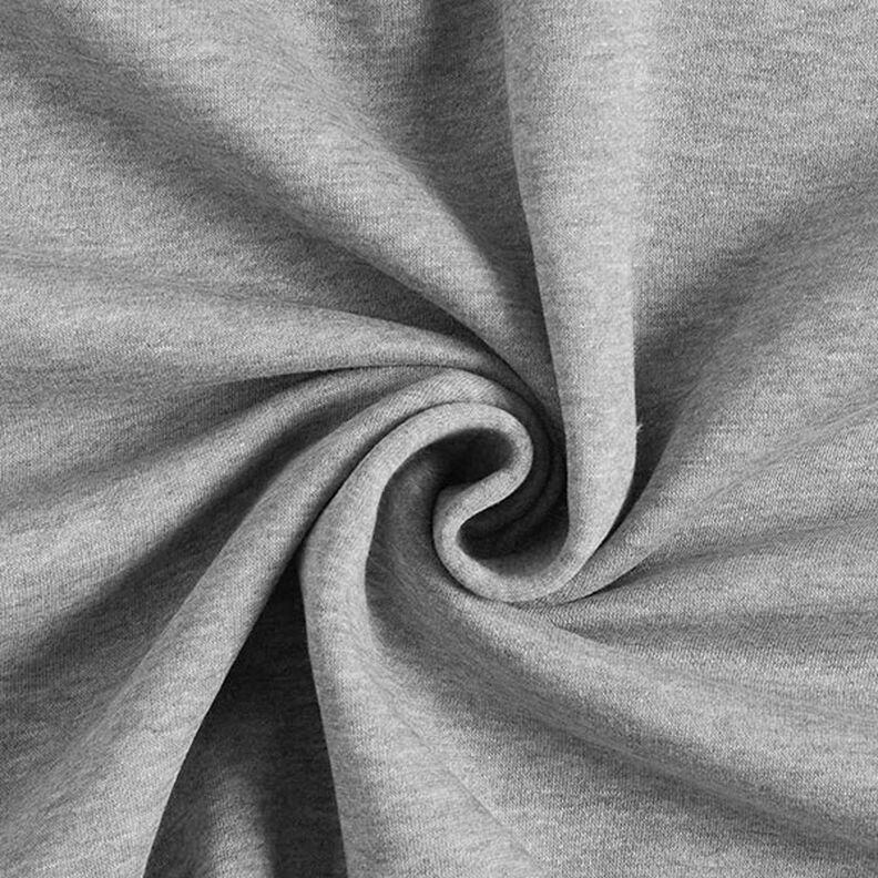 Sweatshirt mélangé gratté – gris clair,  image number 1
