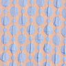 Cloqué points et losanges – bleu clair/abricot,  thumbnail number 1