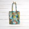 Coton enduit Blumenmeer – bleu océan/terre cuite,  thumbnail number 8