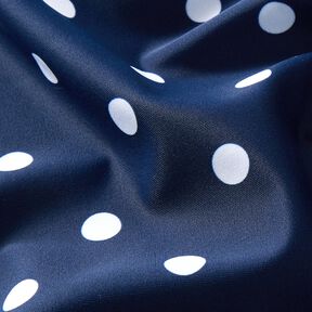 Tissus pour maillot de bain Pois – bleu marine/blanc, 