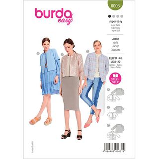 Veste | Burda 6006 | 34–48, 