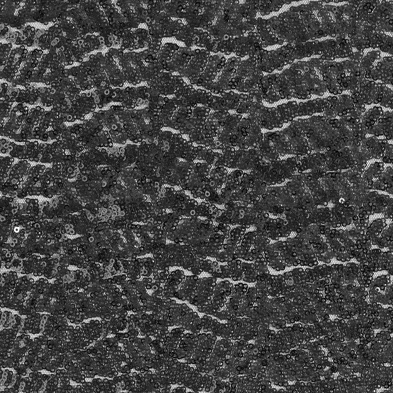 Tissu à micro paillettes uni – noir,  image number 1