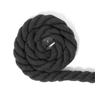 Cordon en coton [Ø 14 mm] 18 - noir, 