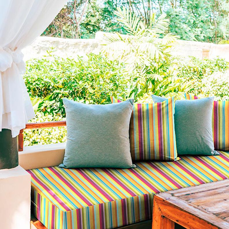 Toile pour store banne Rayures multicolores,  image number 10