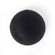 Bouton semi - sphérique recouvert Gloss - noir,  thumbnail number 1