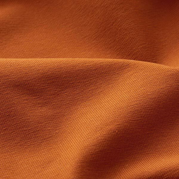 Jersey coton Medium uni – caramel,  image number 4