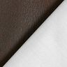 Tissu d’ameublement Imitation cuir Pamero – marron foncé,  thumbnail number 4