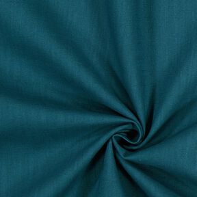 Tissu de lin en ramie mélangée medium – pétrole, 