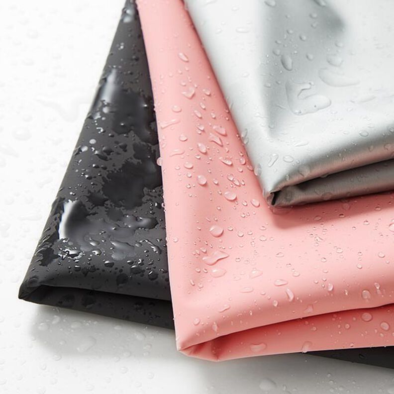 Tissu pour vestes de pluie uni – rose,  image number 5